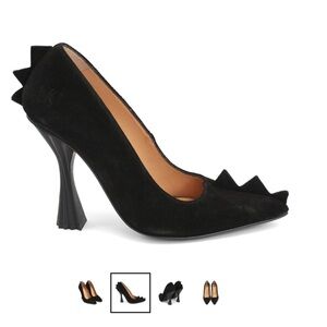 Fluvog "Neptune Queen of the Skies" Suede Heels